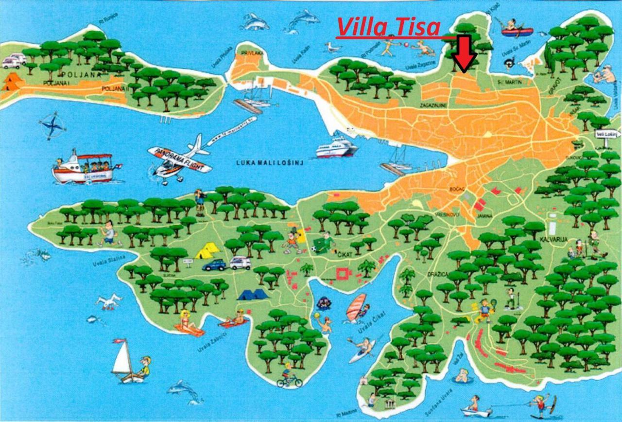 Apartments Vila Tisa Mali Lošinj Екстериор снимка